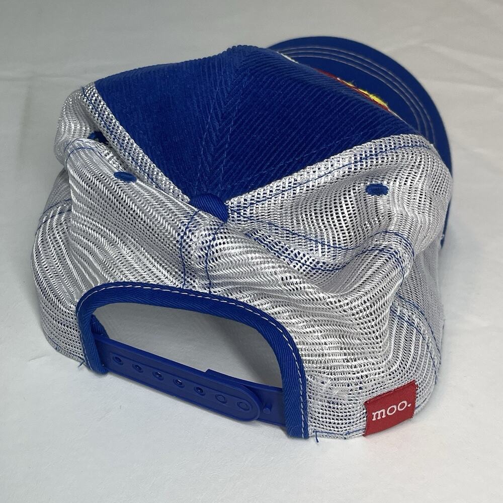 Sweet Cow Ice Cream Hat Colorado State Corduroy Trucker Snapback Blue Vintage - Picture 4 of 9